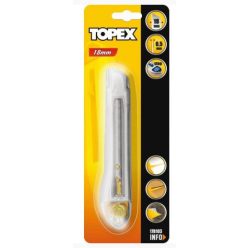 Topex dekorkés fémházas tekerős 18mm