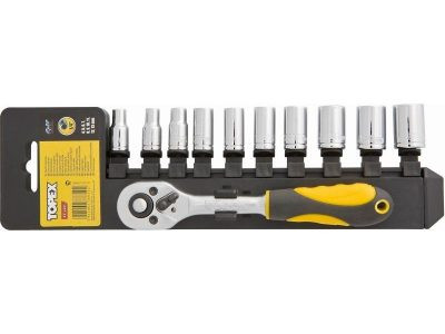 Topex dugókulcs készlet 1/4" 11 részes 