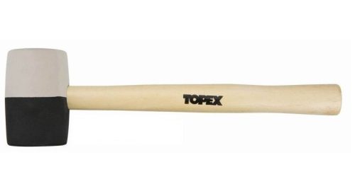 Topex gumikalapács 63mm 680gr fekete-fehér