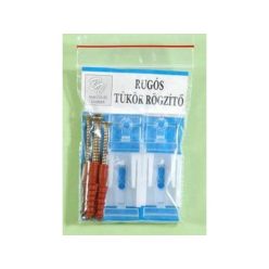 Tükörrögzítő garnitúra rugós fém