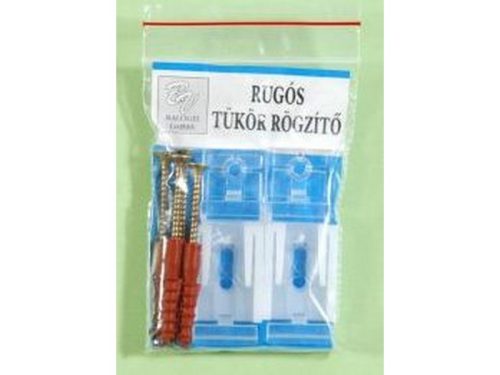 Tükörrögzítő garnitúra rugós fém