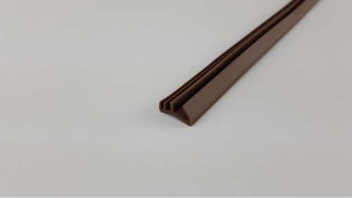 Utólagos szigetelő profil 8mm barna/fehér