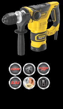 Stanley FatMax SDS-Plus Állómotoros Fúrókalapács 1250W