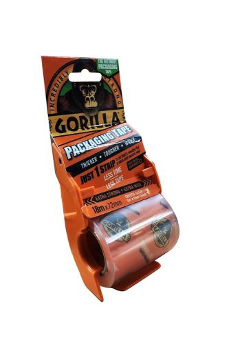Gorilla Glue Packaging Tape 18m x 72mm adagolóval