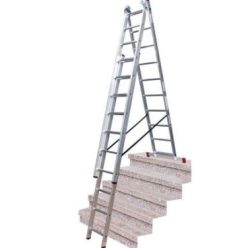 KRAUSE Tribilo Sokcélú létra 3x10 fokos