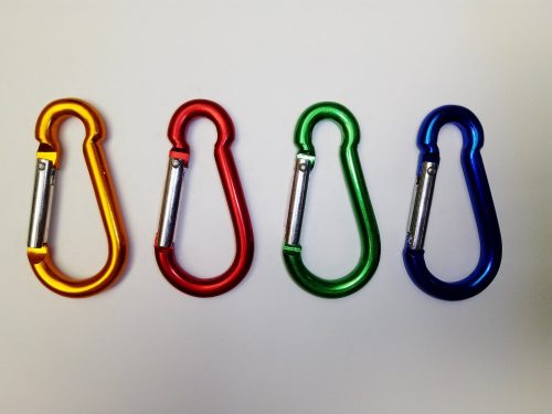 Karabiner 6mm színes
