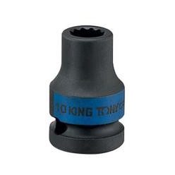 KING TONY Légkulcsfej 1/2" 19mm 12pontos