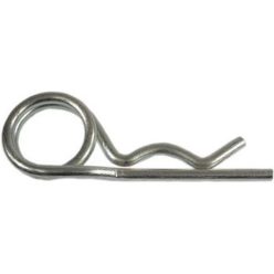 Rugós tengelybiztosító 3mm dupla