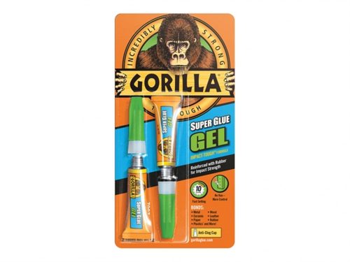 Gorilla Super Super Glue Gél pillanatragasztó 2x3gr