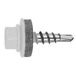   Fűzőcsavar 4,8x19 hatlapfejű szürkésfehér RAL9002 DIN7504K