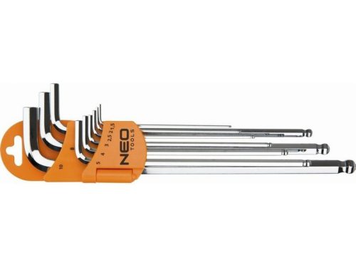 Neo imbuszkulcs klt. 9r. 1,5-10mm /gömb/