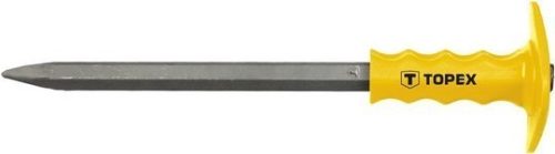 Topex falvéső lapos 400*19mm kézvédővel