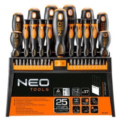 Neo csavarhúzó klt. 37 bittel 04-210