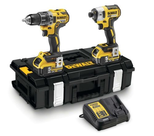 Dewalt DCK266P2 akkus fúró-csavarózó és ütvecsavarozógép szett 2x5.0Ah akku