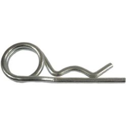 Rugós tengelybiztosító dupla 6x120