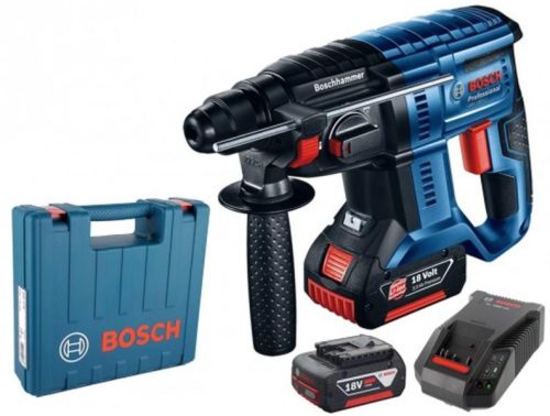 Bosch GBH180-LI 18V akkus fúrókalapács + 2x4.0Ah akkumulátor + töltő