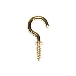 Vitrázshorog 25mm talpas réz