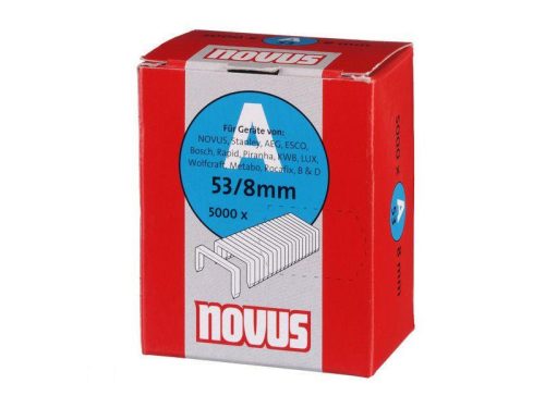 NOVUS Tűzőgépkapocs A 53/8 1000db/
