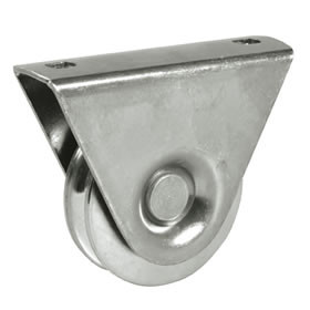 Tolókapu kerék süllyeszthető, hegeszthető szerkezettel U-profil 100mm 415.100