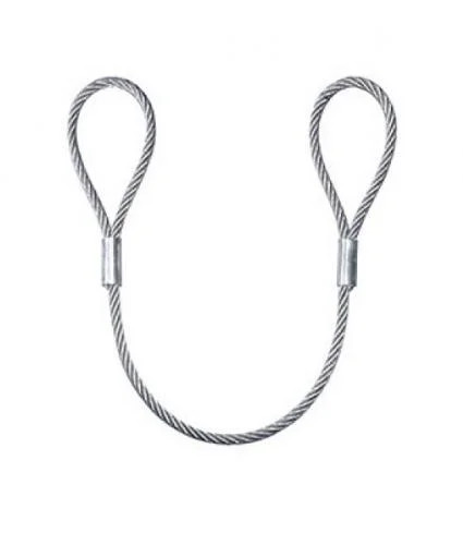 Egyágú sodronykötél két füllel szerelvény nélkül  12mmx1000mm