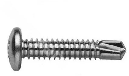 Rozsdamentes D-fejű önfúrós lemezcsavar 4,2x19