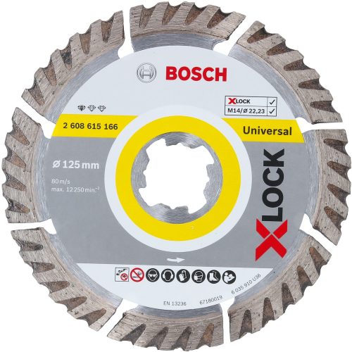 Bosch gyémánt-vágókorong 125mm X-lock 