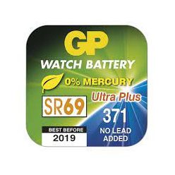 GP gomb elem SR69/ 371F 1,5V 9,5x2.0mm