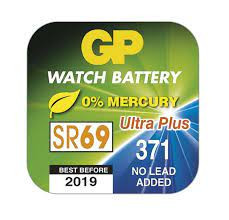 GP gomb elem SR69/ 371F 1,5V 9,5x2.0mm
