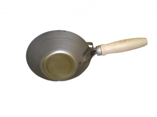 Kőműves serpenyő 180mm acél