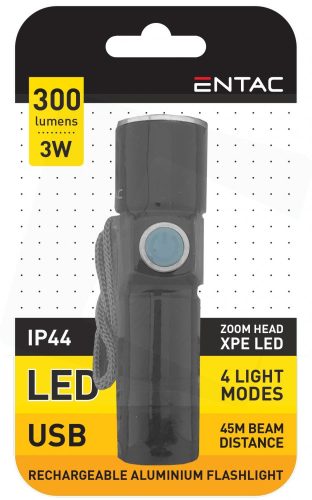 Entac LED lámpa 3W EFL-ZOOM-3W ALU