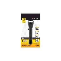 Entac LED lámpa EFL-1W-Mini-Alu Toll övklipsszel