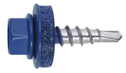 Önf. Htl lemezcsavar 4.8*35mm fához+EPDM RAL 5010 Kék