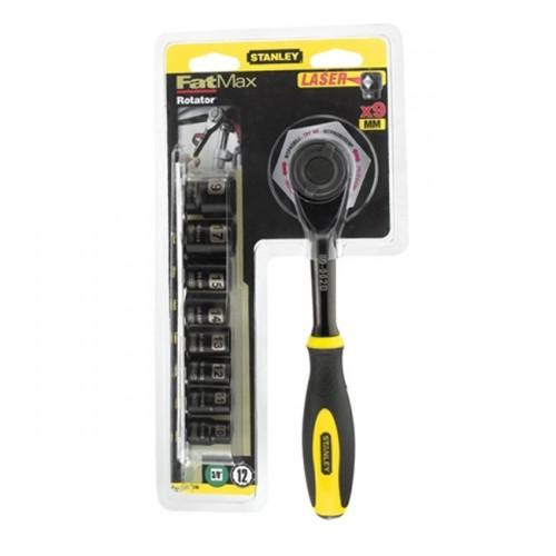 Stanley 3/8" Racsnis kar 9db-s