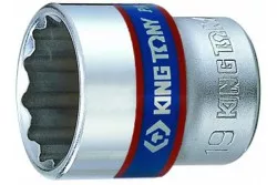King tony dugókulcsfej 3/8 19mm 12SZÖG 333019 – kéziszerszám