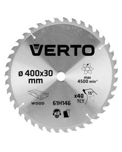 Verto körfűrészlap 400x30 Z40