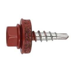   Önf. Htl lemezcsavar 4.8*35mm fához+EPDM RAL 3020 Trafik Piros