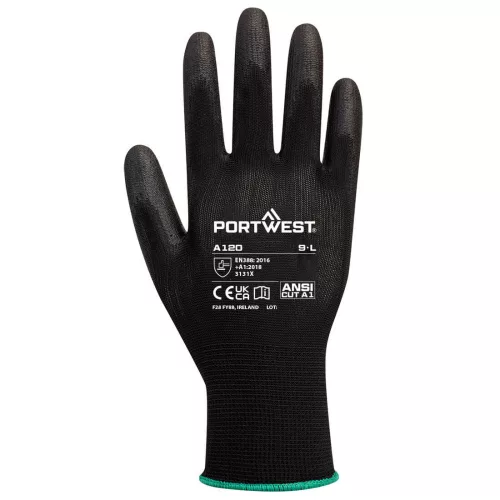 Cérnakesztyű Portwest A120 fekete 10 XL