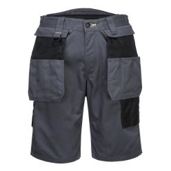   Portwest munkavédelmi rövidnadrág szürke-fekete PW-PW345 30"