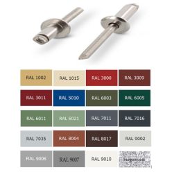 AST alu popszegecs 3.2x10 RAL 8017  csokoládébarna