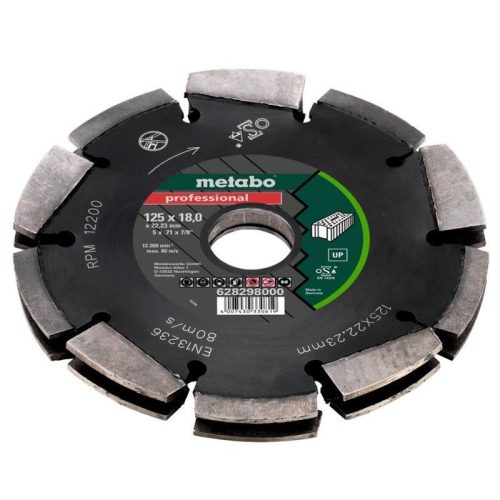 Metabo DIA-FS2 125x18x22,23mm kétsoros horonymaró tárcsa