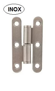 Ajtópánt 80x44x2 rozsdamentes balos