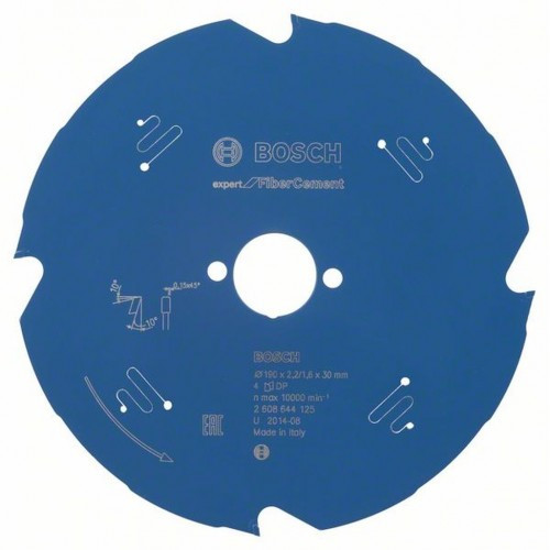 Bosch körfűrészlap 190x30mm/ Z4HM Fiber Cement