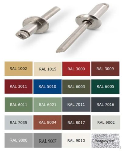 AST alu popszegecs 3.2x10 RAL 8017 csokibarna