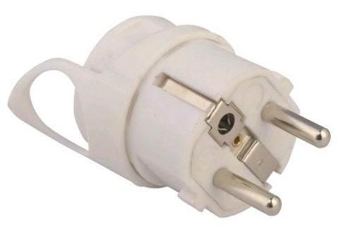 Entac szerelhető dugvilla földelt húzófüll IP20 ERWP20G