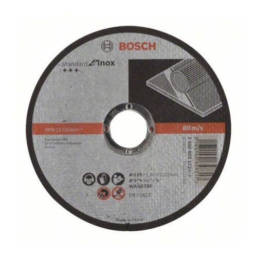 Bosch Standard Inox vágókorong 125x1