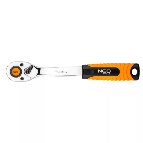 NEO racsnis hajtószár 1/2" 255mm 90 fogas