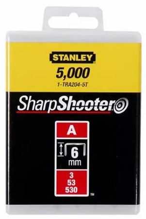 Stanley tűzőkapocs A5/53/530 6mm 5000 db-os