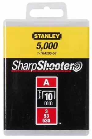 Stanley tűzőkapocs A5/53/530 10mm 5000 db-os 1-TRA206-5T