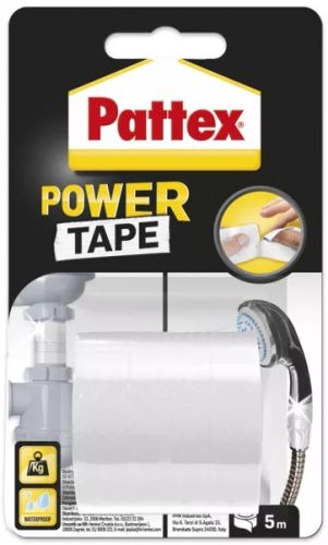 Pattex Power Tape fehér ragasztószalag 5m