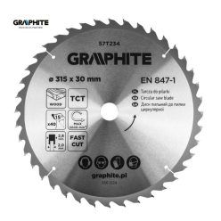 Graphite kőrfűrészlap 315*30mm hm 40fog
